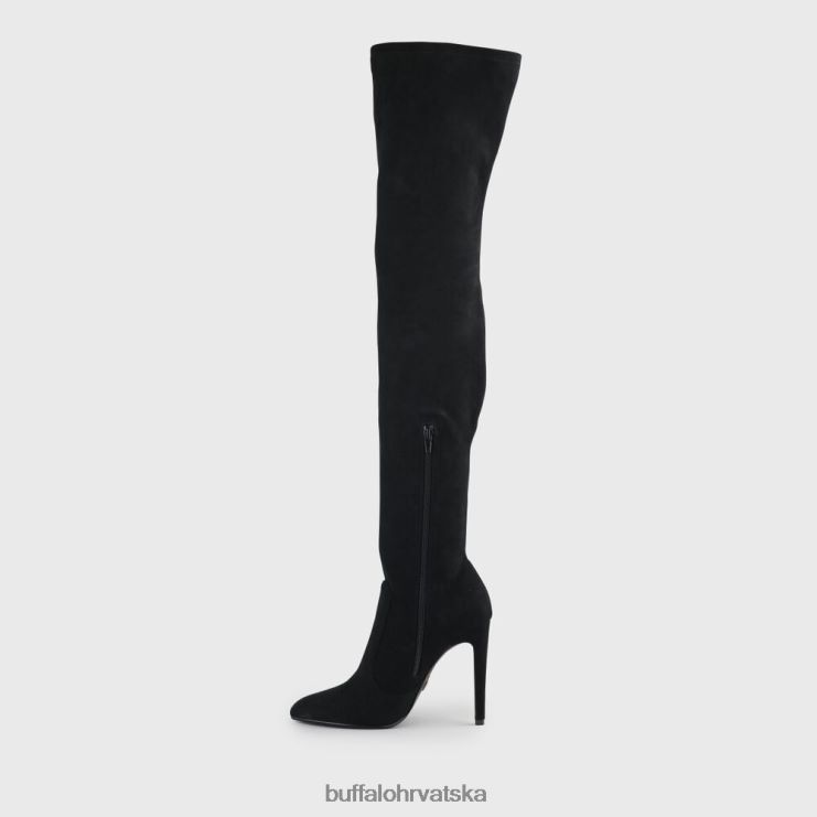 crno Buffalo marjorie vegan preko koljena |čizme TDD6T103